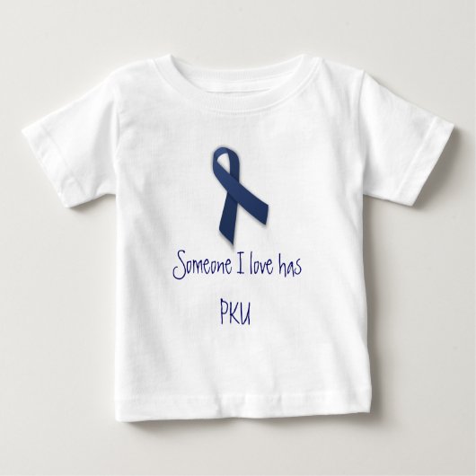 PKU Bewusstsein Baby T-shirt (Vorderseite)