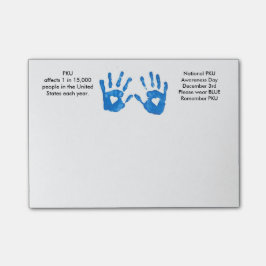 PKU Bewusstseins-Post-Itanmerkungen Post-it Klebezettel