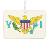 Pkw-Luftfreunde mit Fahne auf den Jungfrauen Autolufterfrischer (Rückseite)