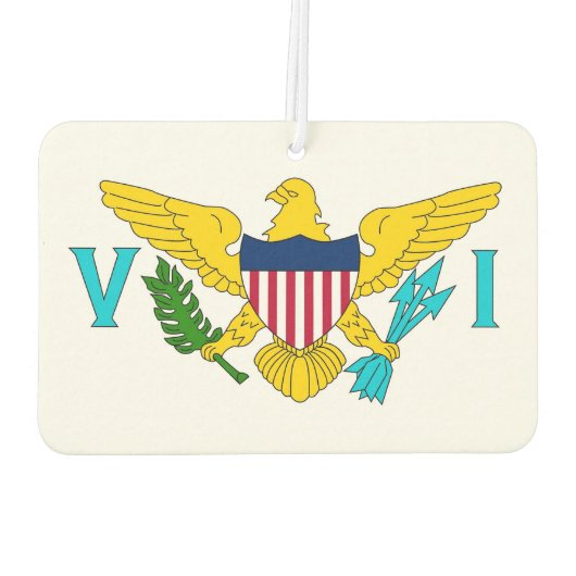 Pkw-Luftfreunde mit Fahne auf den Jungfrauen Autolufterfrischer (Rückseite)