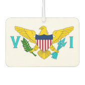 Pkw-Luftfreunde mit Fahne auf den Jungfrauen Autolufterfrischer (Vorderseite)