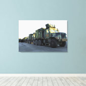 Pkw sitzen am Pier in Morehead City Leinwanddruck (Insitu (Holzboden))