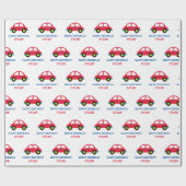 Pkw-Umschlagpapier (Junge Geburtstag Personalisier Geschenkpapier (Flach)