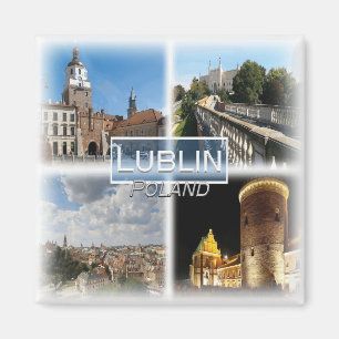 PL0023 Europa, Polen, Lublin, Kühlschrank Magnet