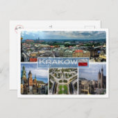 PL Polen - Krakau - Postkarte (Vorne/Hinten)