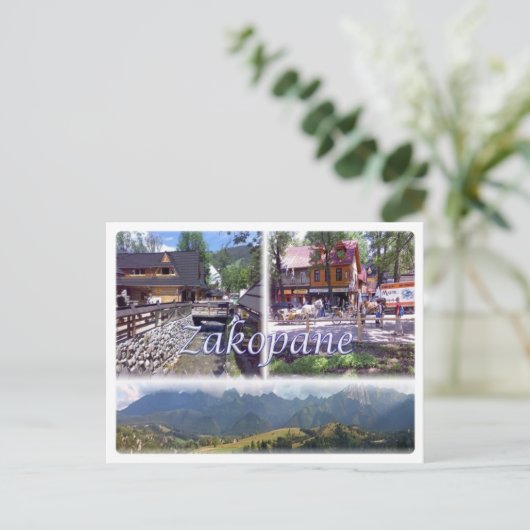 PL Polen - Zakopane - Postkarte (Stehend Vorderseite)