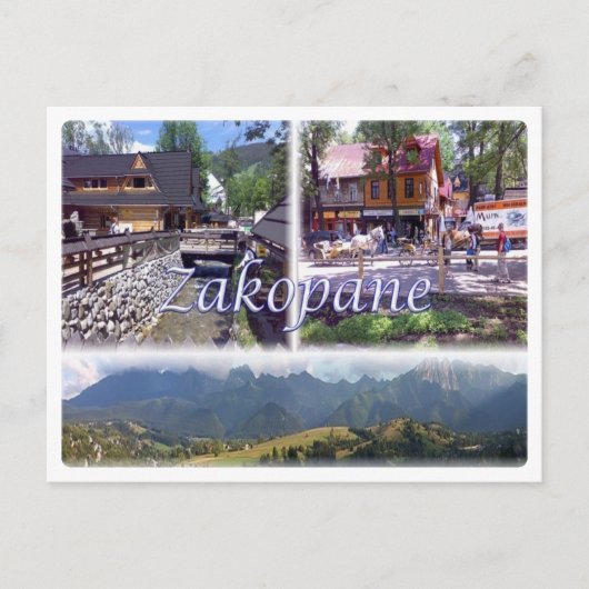 PL Polen - Zakopane - Postkarte (Vorderseite)