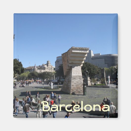 Plaça Catalunya, Barcelona Magnet (Vorne)