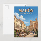 Plaça de la Constitució Spanien Postkarte (Vorne/Hinten)