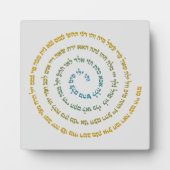 Placa Expositora 72 Namen Gottes Fotoplatte (Vorderseite)