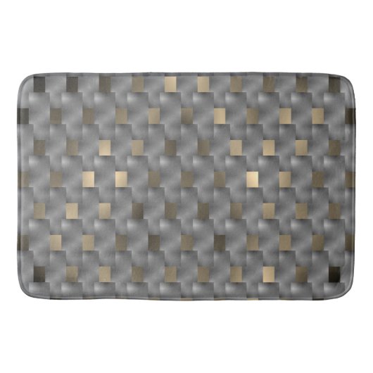 Placas cinza sobre fundo marrom claro, Tonnen pret Badematte (Vorderseite)