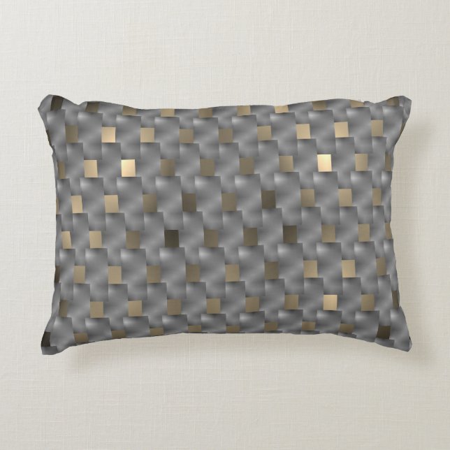 Placas cinza sobre fundo marrom claro, Tonnen pret Dekokissen (Vorderseite)