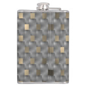 Placas cinza sobre fundo marrom claro, Tonnen pret Flachmann (Rückseite)