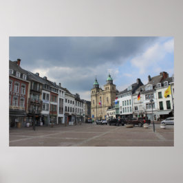 Place Albert 1er, Malmedy, Belgien Poster