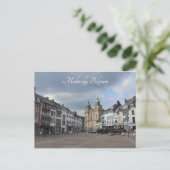 Place Albert 1er, Malmedy, Belgien Postkarte (Stehend Vorderseite)