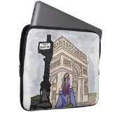 Place Charles de Gaulle Paris. Laptopschutzhülle (Vorne Rechts)