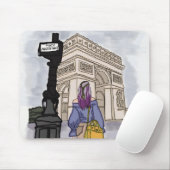 Place Charles de Gaulle Paris. Mousepad (Mit Mouse)