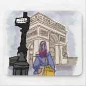 Place Charles de Gaulle Paris. Mousepad (Vorne)