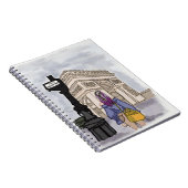 Place Charles de Gaulle Paris. Notizblock (Rechte Seite)