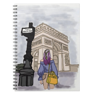 Place Charles de Gaulle Paris. Notizblock
