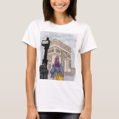 Place Charles de Gaulle Paris. T-Shirt (Vorderseite)