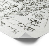 Place Dauphine, Ile de la Cite | Paris, Frankreich Poster (Ecke)