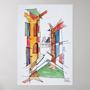 Place Dauphine  Ile de la Cite, Paris Poster