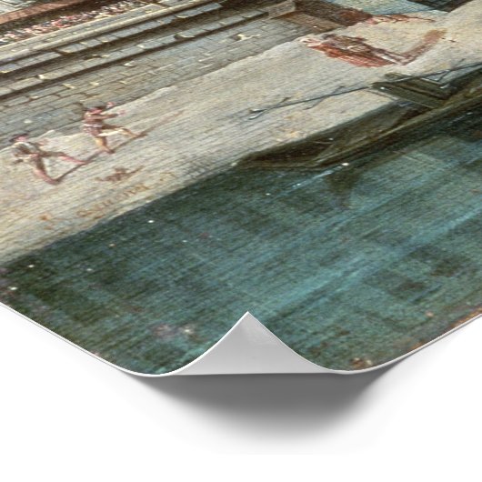 Place de Greve, Paris Poster (Ecke)