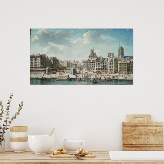 Place de Greve, Paris Poster (Küche)