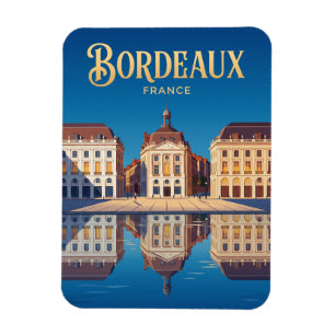 Place de la Bourse Frankreich Magnet