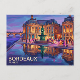 Place de la Bourse Frankreich Postkarte