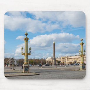 Place de la Concorde and obelisk - Paris, Frankrei Mousepad