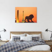 Place de la Concorde; Eiffelturm; Obelisk; Leinwanddruck (Insitu (Schlafzimmer))