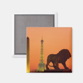 Place de la Concorde; Eiffelturm; Obelisk; Magnet (Vorderseite/Rückseite)