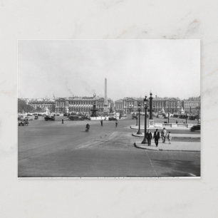 Place de la Concorde, entworfen 1757 Postkarte