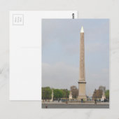Place de la Concorde in Paris Postkarte (Vorne/Hinten)