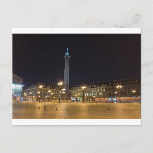 Place de la concorde in Paris Postkarte (Vorderseite)