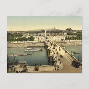 Place de la Concorde, Paris, Frankreich klassische Postkarte