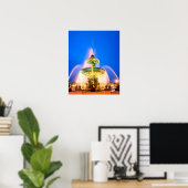 Place de la Concorde, Paris, Frankreich Poster (Heimbüro)