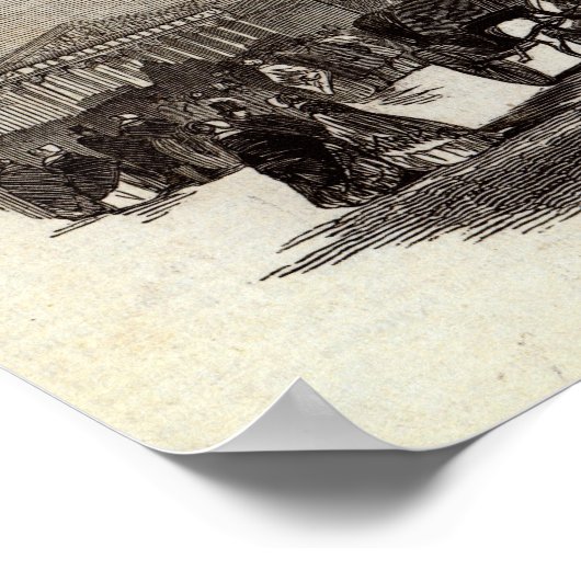 Place de la Concorde, Paris Poster (Ecke)