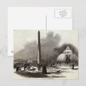 Place de la Concorde, Paris Postkarte (Vorne/Hinten)
