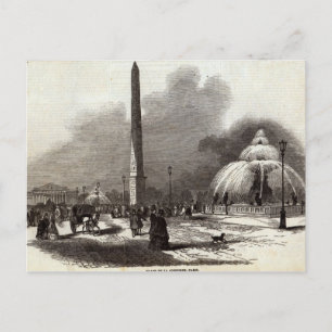 Place de la Concorde, Paris Postkarte