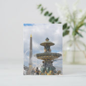 Place de la Concorde, Paris Postkarte (Stehend Vorderseite)