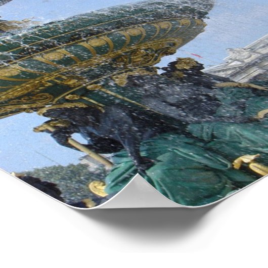 Place de la Concorde Poster (Ecke)