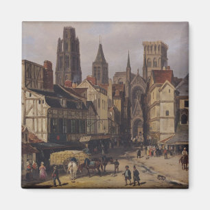 Place de la Haute-Vieille-Ausflug, Rouen, 1824 Magnet