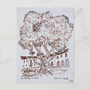 Place de la Liberte, Saint-Guilhem-le-Désert Postkarte