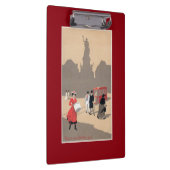 Place- de la Republiquekunst-Deko-Szene Klemmbrett (Rechts)