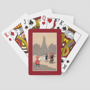 Place- de la Republiquekunst-Deko-Szene Spielkarten