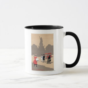 Place- de la Republiquekunst-Deko-Szene Tasse