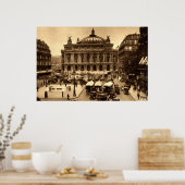 Place de l'Opera, Paris Frankreich c1925 Vintag Poster (Küche)